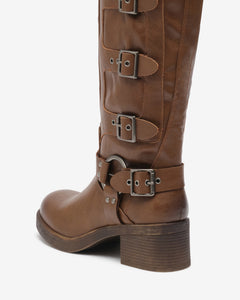 Boot with Buckles